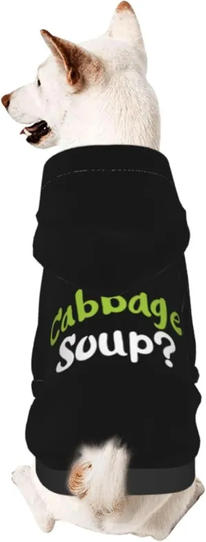 Cabbage Soup Dog Sweater Winter Pet Dog Hoodie Sweatshirts Dog Clothes (X-Large)
