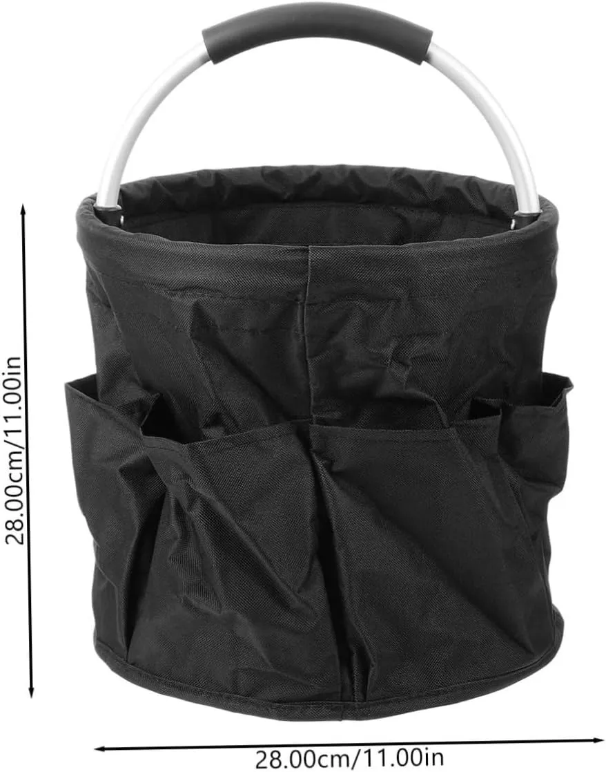 Cabilock Outdoor Picnic Basket Foldable Storage Bag Garden Tool Organizers Gardening Tool Storage Bag Gardening Hand Tools Holder Tool Kit Tool Bag Garden Tool Holder Tools Tote Bag Indoor