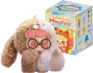 CALEMBOU Plush Blind Box, Cute Q.Kid Emotional Hairy Monster Series Stuffed Blind Box Doll, Kawaii Mystery Plush Toys Collectible for Birthday Gift (Q.Kid Emotional Hairy Monster 1pc)