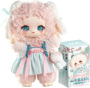 CALEMBOU Plush Doll Blind Box, Nagi Mountain and River Romance Series Mystery Blind Figure, Kawaii 1 of 6 Possible Collectibe Plush Toys Birthday Gifts (Mountain and River Romance Series)