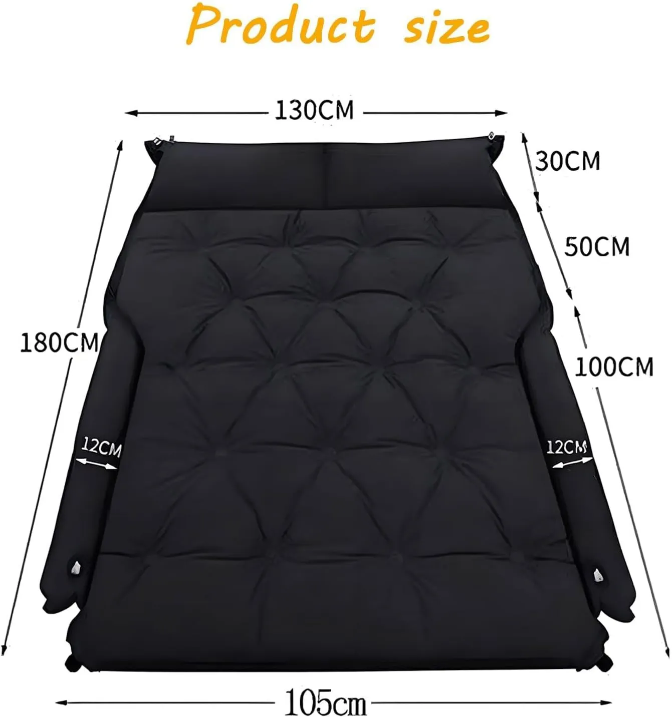 Car Air Mattress for Range Rover Evoque 2009-2014,Portable Inflatable Mattress Pad Camping Bed Air Couch Inflatable Bed Pertain SUV Trunk and Rear Seat,A