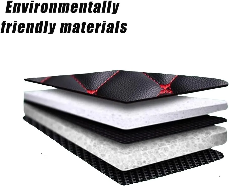 Car Boot Mat for Ford Kuga (CX482) Titanium/X/ST Line 2019 2020 2021 2022, Boot Trunk Mat Liner Non Slip Protector Protects Vehicle Carpet,1-F Beige