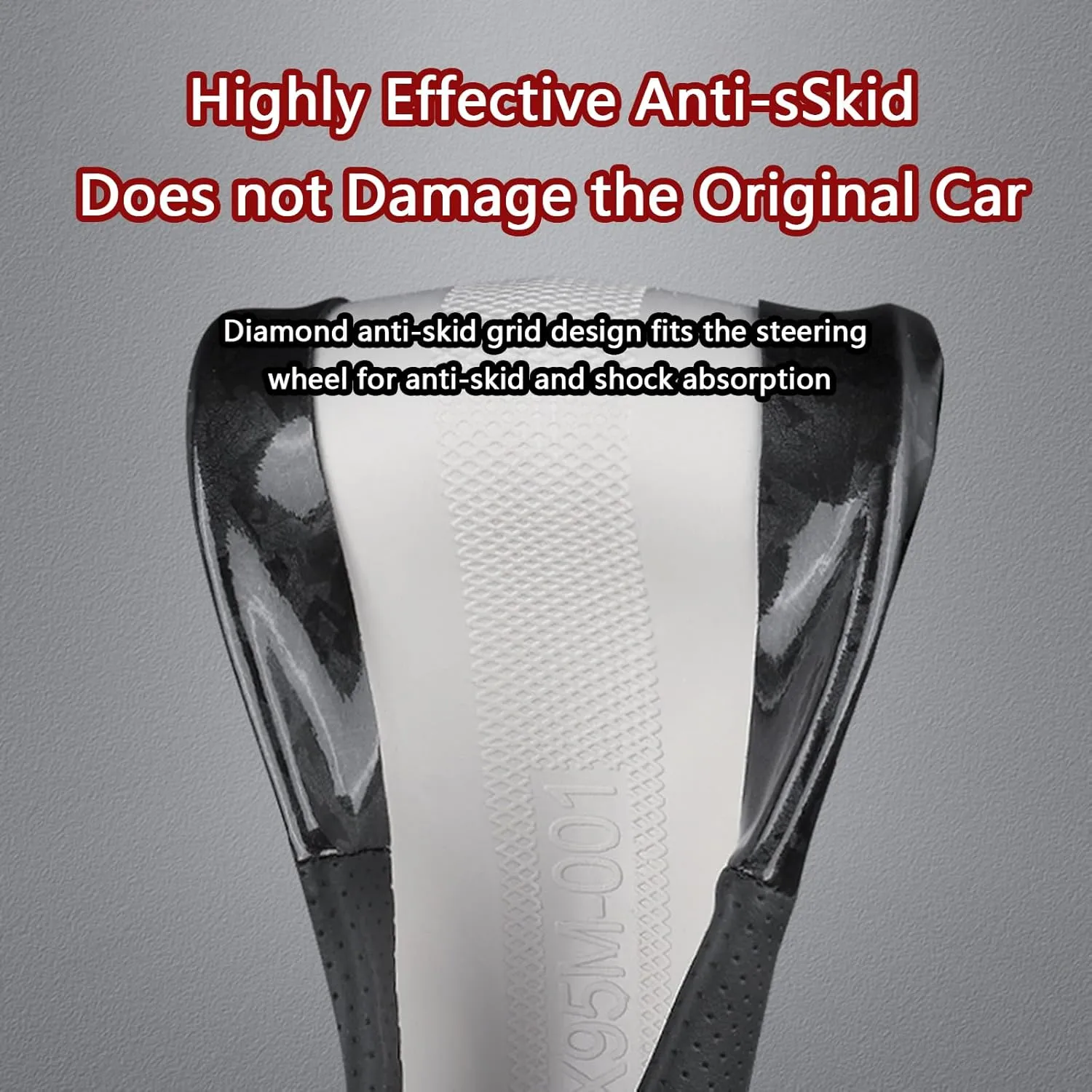Car Steering Wheel Cover for Buick Envision Regal Lacrosse Verano Pro Encore Excelle Velite 6 Excelle GT GL8, Anti-Slip Breathable Steering Wheel Protector Leather Steering Wheel Cover, Accessories
