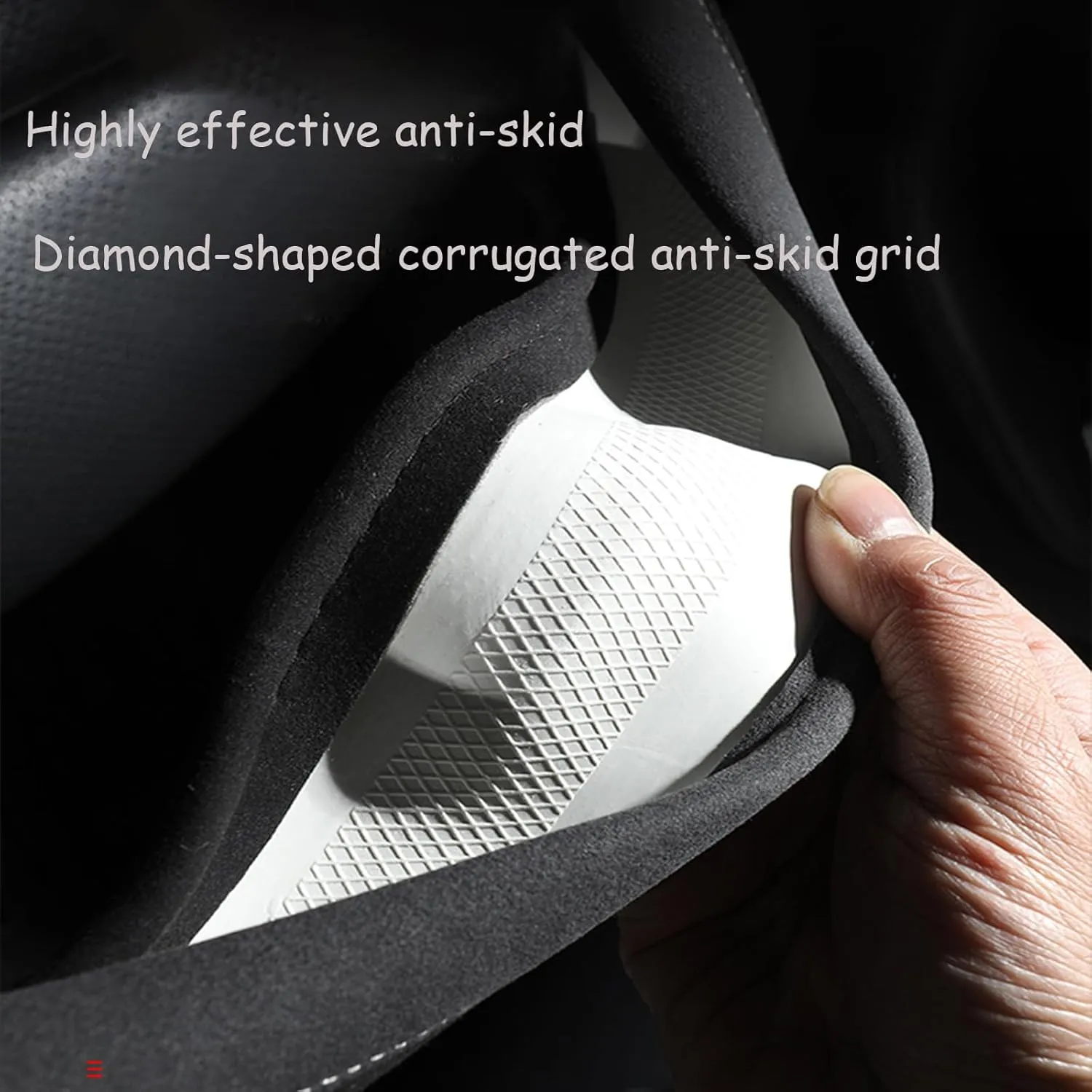 Car Steering Wheel Covers for Maxus e-Deliver 3/e-Deliver 5/e-Terron 9/Euniq 5/Euniq 6/Euniq 7, Comfortable and Non-Slip car Steering Wheel Protective Cover, Interior Accessories