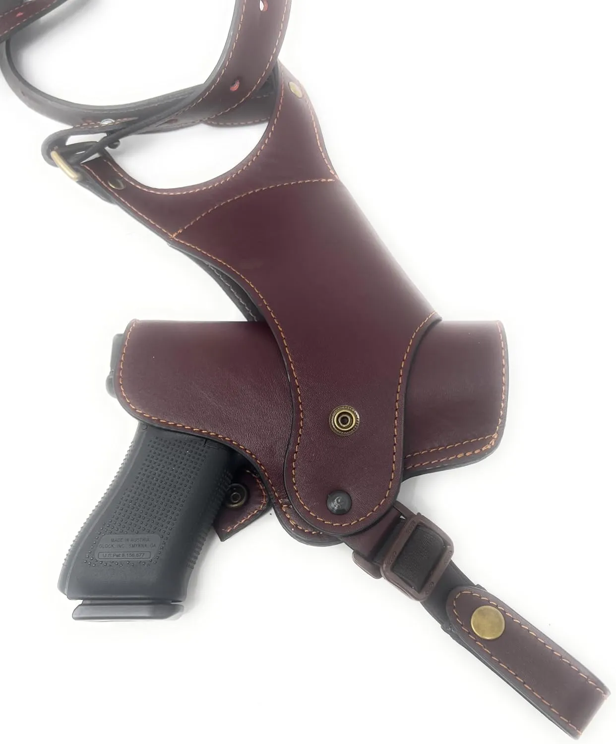 Cardini Leather Premium Shoulder Holsters for Concealed Carry, S&W J Frame, Taurus 605, 642 Airweight, 38 Special