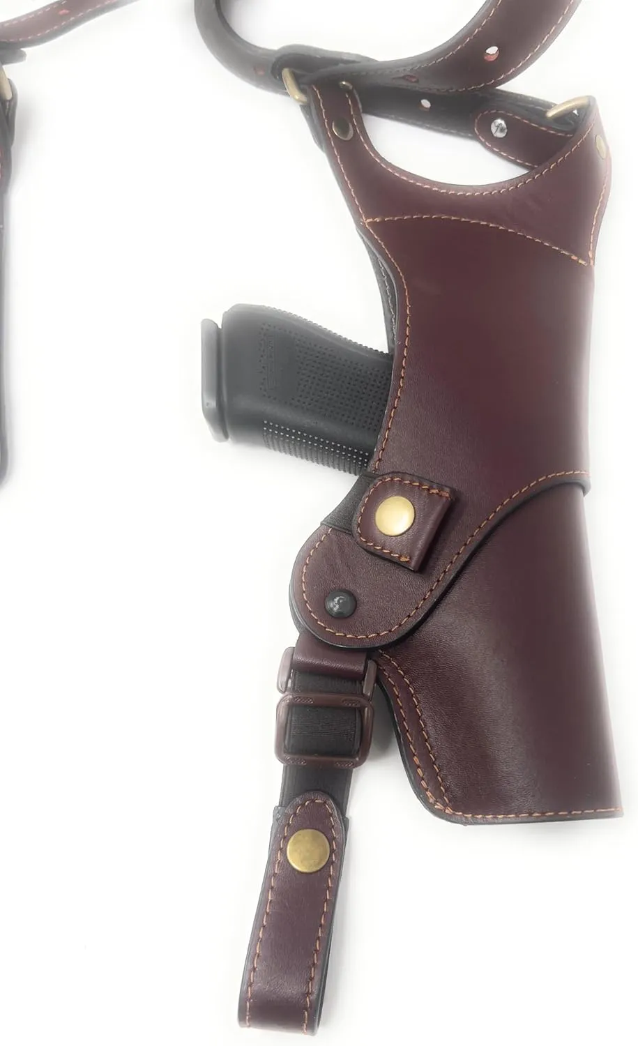 Cardini Leather Premium Shoulder Holsters for Concealed Carry, S&W J Frame, Taurus 605, 642 Airweight, 38 Special