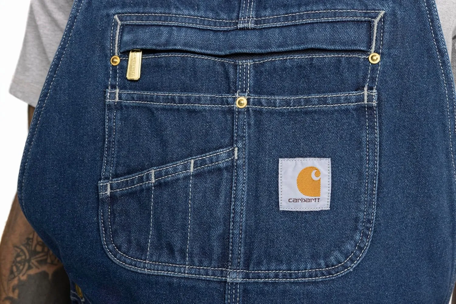 Carhartt Men's Loose Fit Denim Bib Overall