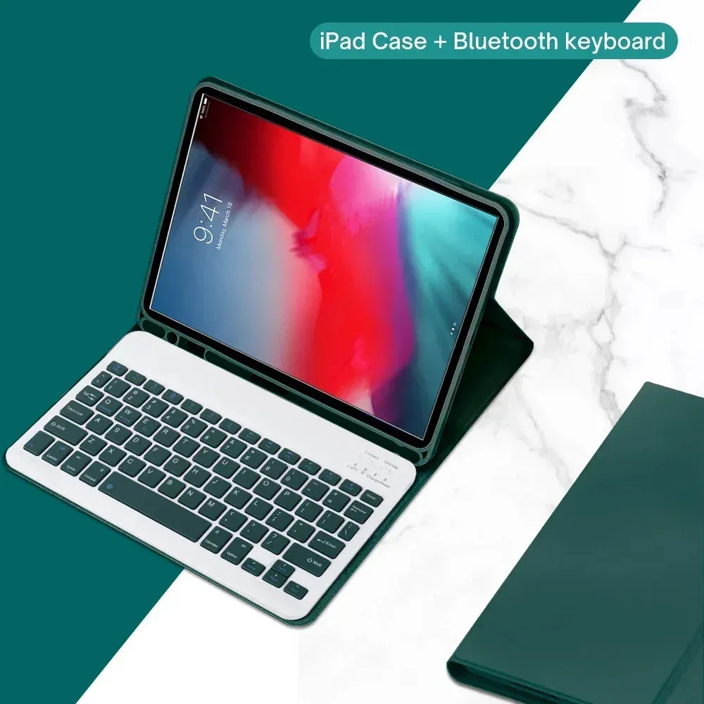 Case For iPad 10.2" 9th 8th 7th Generation, Keyboard Tablet Cover for iPad For iPad Air 10.5"(3rd Gen) Pro 10.5 inch 10.2 Inch