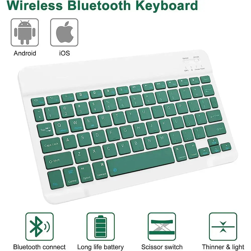 Case For iPad 10.2" 9th 8th 7th Generation, Keyboard Tablet Cover for iPad For iPad Air 10.5"(3rd Gen) Pro 10.5 inch 10.2 Inch