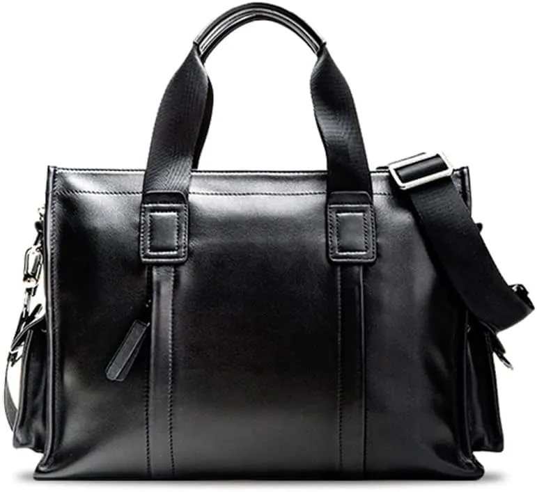Casual Briefcase Handbag Large Capacity Business Computer Bag Single Shoulder Crossbody Bag