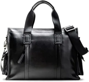 Casual Briefcase Handbag Large Capacity Business Computer Bag Single Shoulder Crossbody Bag