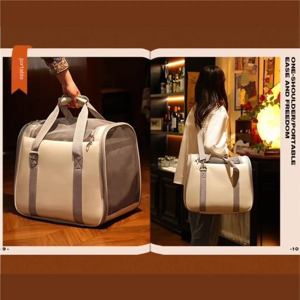 Cat and Dog Bags Cat Bag, Portable Backpack, Shoulder Handbag, Winter Warm Plus Velvet Cat Bag, Dual-Purpose Cat Nest Pet Bag Pet Travel Bags
