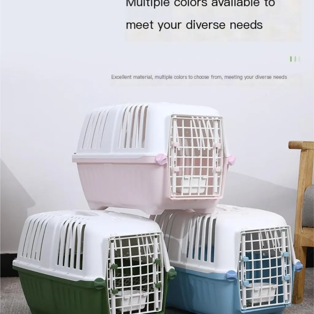 Cat Bag Pet Airline Box, Detachable and Washable, Fashionable Car Pet Kennel, Dog Kennel, Cat Kennel, Pet Airline Box Cat Carrier(Green)