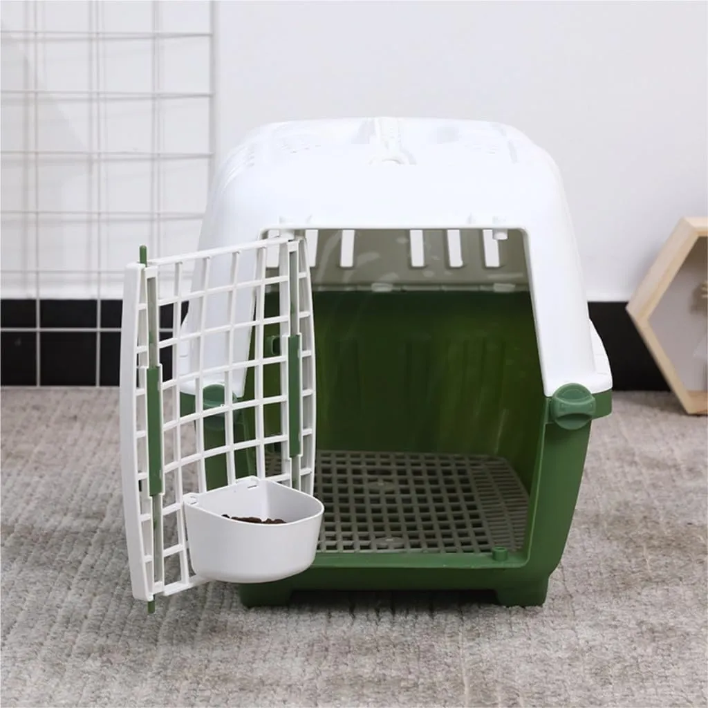 Cat Bag Pet Airline Box, Detachable and Washable, Fashionable Car Pet Kennel, Dog Kennel, Cat Kennel, Pet Airline Box Cat Carrier(Green)