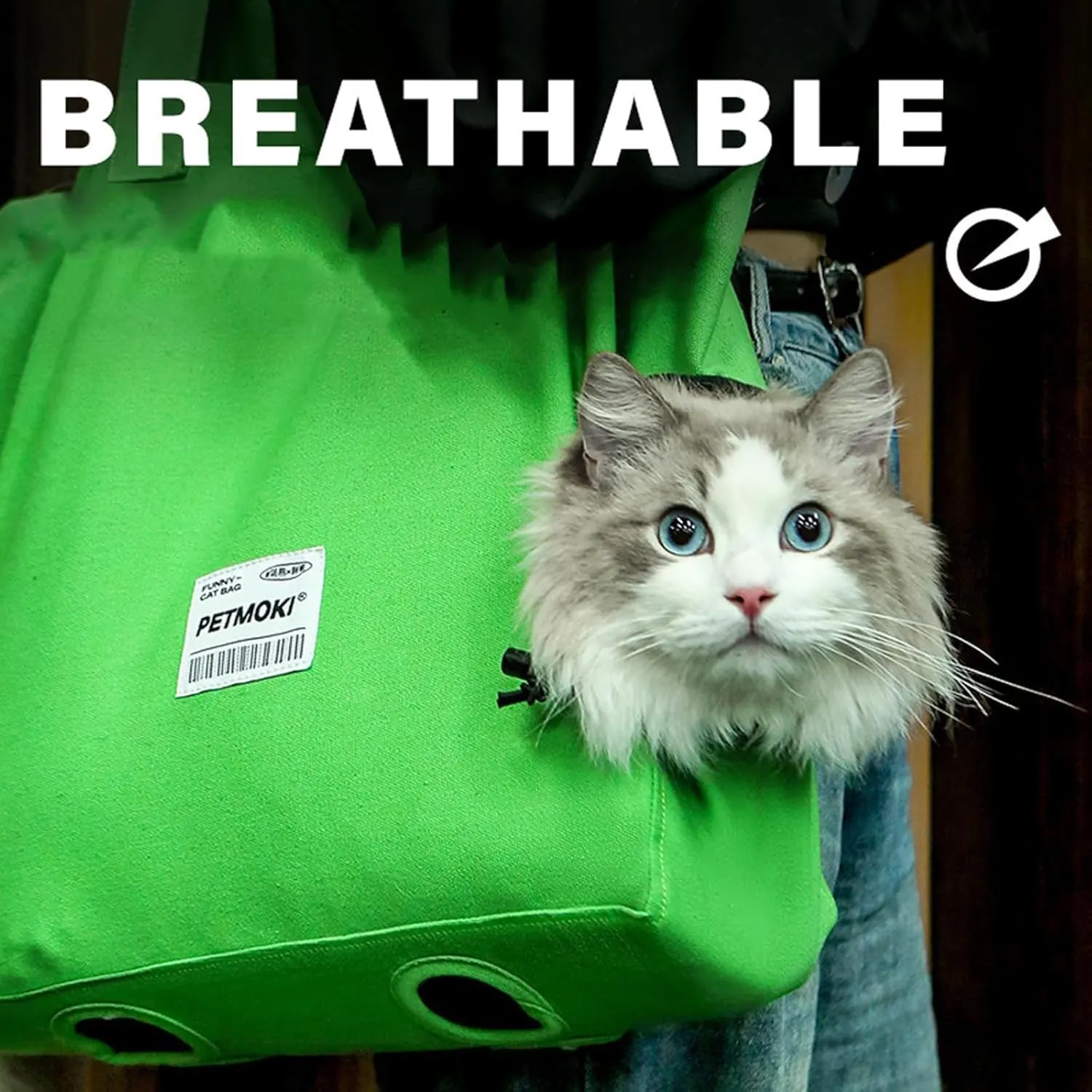 Cat Tote Bag, Cat Tote Bag Carrier Walker, Cat Walking Bag, Cat Tote Bag Carrier Harness, Cat Tote Bag for Women and Men, for Traveling, Shopping