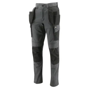 Caterpillar Essentials Stretch Knee Pocket DARK SHADOW-BLACK