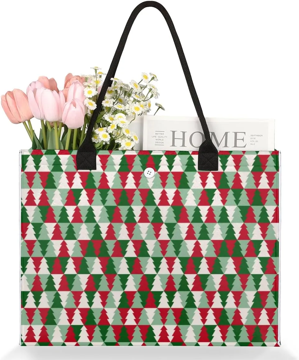 Cherry Retro Grunge Large Tote Bag Large Shoulder Bag For Women Teachers Nurses Work Shopping Travel Daily Use