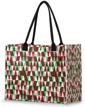 Cherry Retro Grunge Large Tote Bag Large Shoulder Bag For Women Teachers Nurses Work Shopping Travel Daily Use