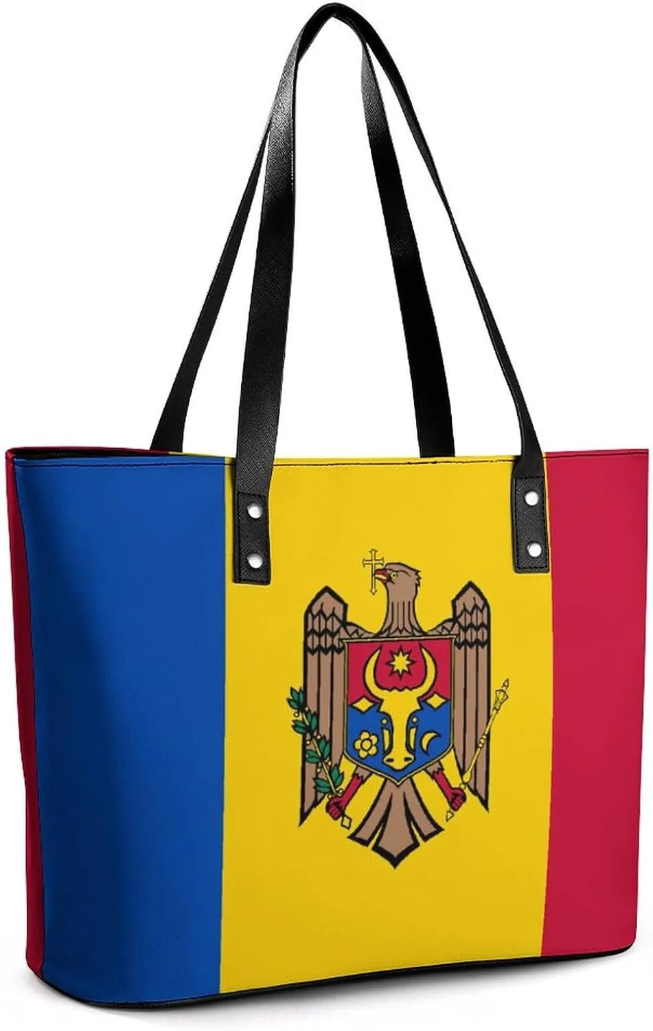 Chic Marshall Lslands Flag Shoulder Bag for Women Large Capacity Leather Tote Perfect for Travel