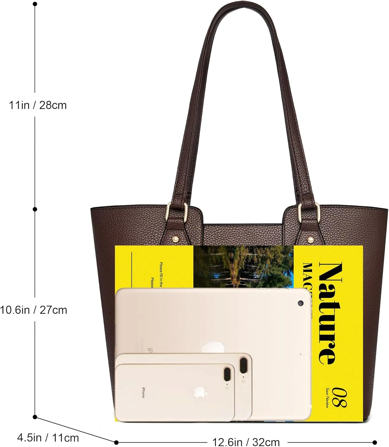 CHICAROUSAL Tote Bag for Women Large Handbags and Purses for Women PU Leather Womens Shoulder Bags