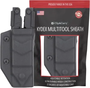 Clip & Carry Kydex Multitool Sheath for Gerber MP600 ~Fits bluntnose & needlenose Models~ Made in USA (Multi-Tool not Included) Multi Tool Holder Holster