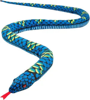 Clobeau Snake Plush, Snake Stuffed Animal, 110 Inch Large Toy Snakes for Kids, Giant Stuffed Animals for Birthday Present Party Prank Prop