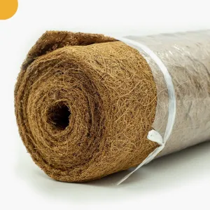 Coco Coir Liner, Yarrdfir 16x120 inch Natural Coconut Liners for planters Flower Basket, Natural Coconut Fiber mat, Garden Decoration, Animal pet pad, Reptile Carpet, Snow Mat