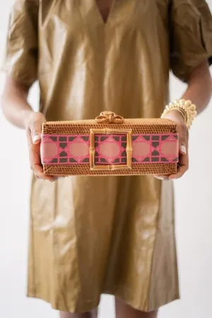 Colette - Pink Shanghai Band with Bamboo Buckle