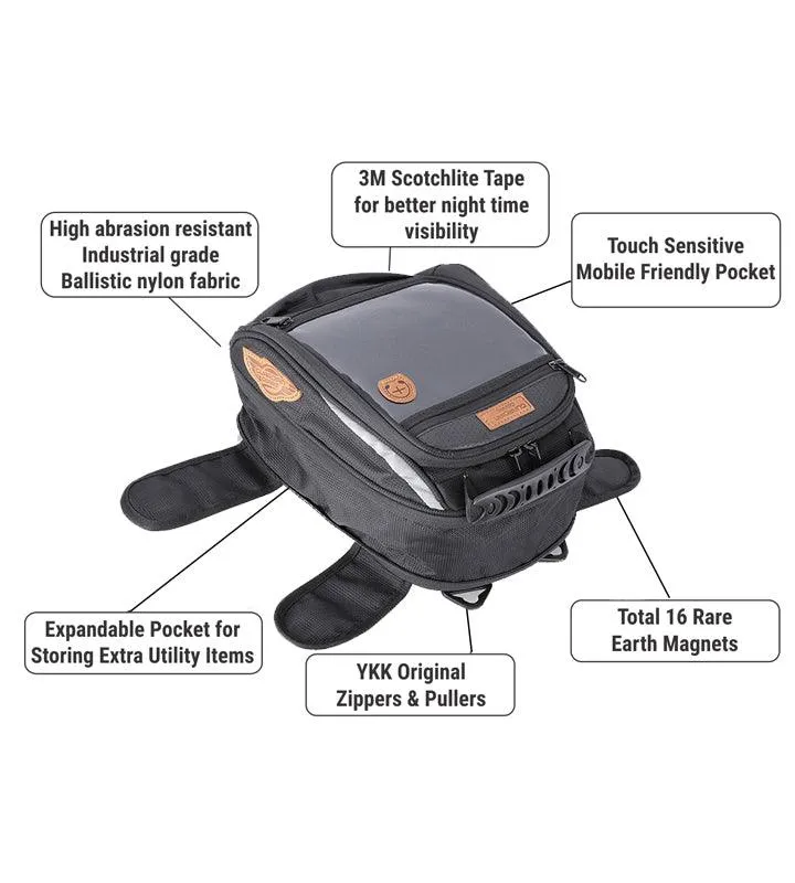 Combo 11: Rhino 70L Tail Bag   Jaws Mini Magnetic 18L Tank Bag