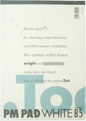 Copic Markers PMPADB5 PM Pad B5, 50 Sheets