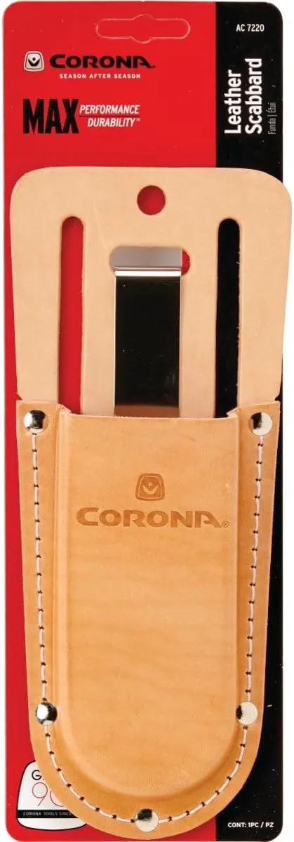 Corona AC 7220 Leather Pruner Scabbard Holster, 5-Inch, Original Version