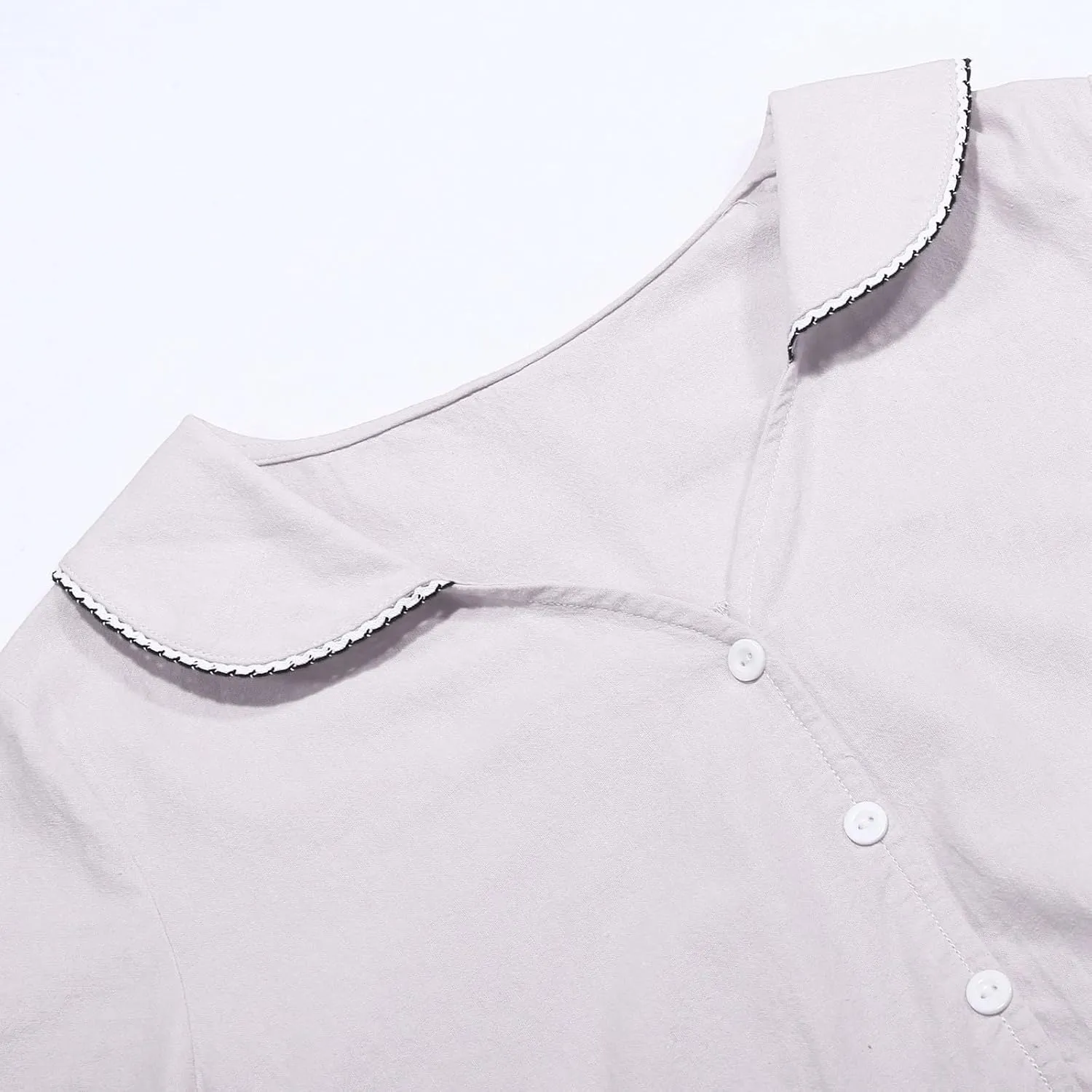 Cotton Linen Dresses for Women 2025 Trendy Button Down Plus Size Flowy A Line Maxi Dress Summer 3/4 Sleeve Boho Sundress