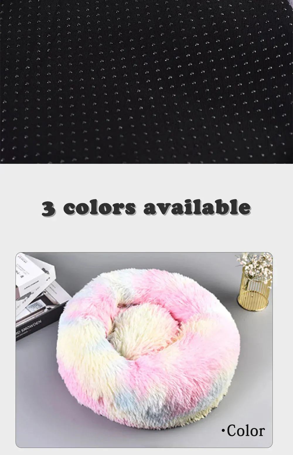 CozyNest Super Soft Plush Pet Bed for Ultimate Comfort