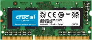 Crucial RAM 4GB DDR3 1600 MHz CL11 Laptop Memory CT51264BF160BJ