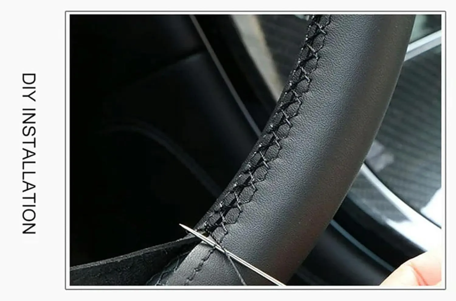 Customized Car Steering Wheel Cover, for Lada Niva 2107 1995-2012 2121 2001-2009 2131 2329