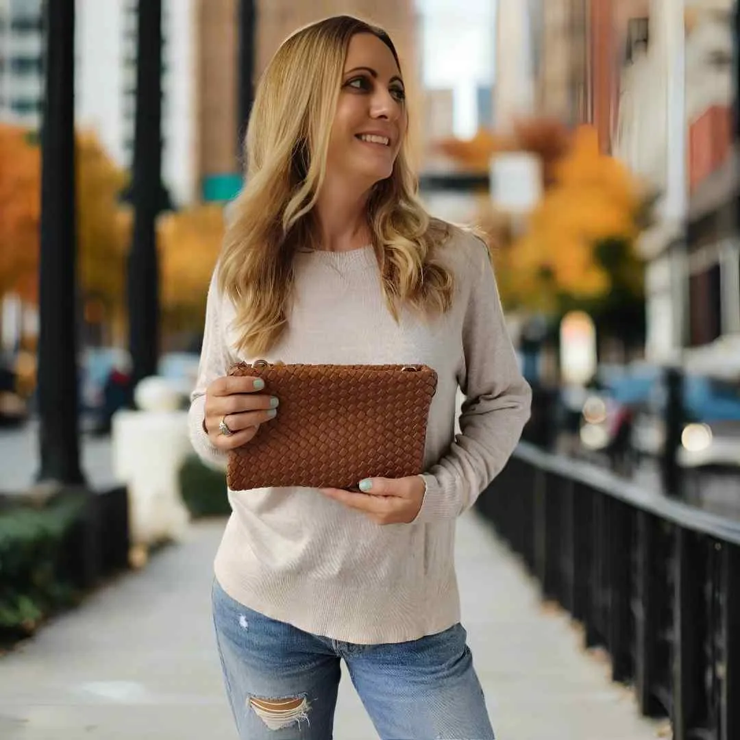 Daisy Clutch and Crossbody