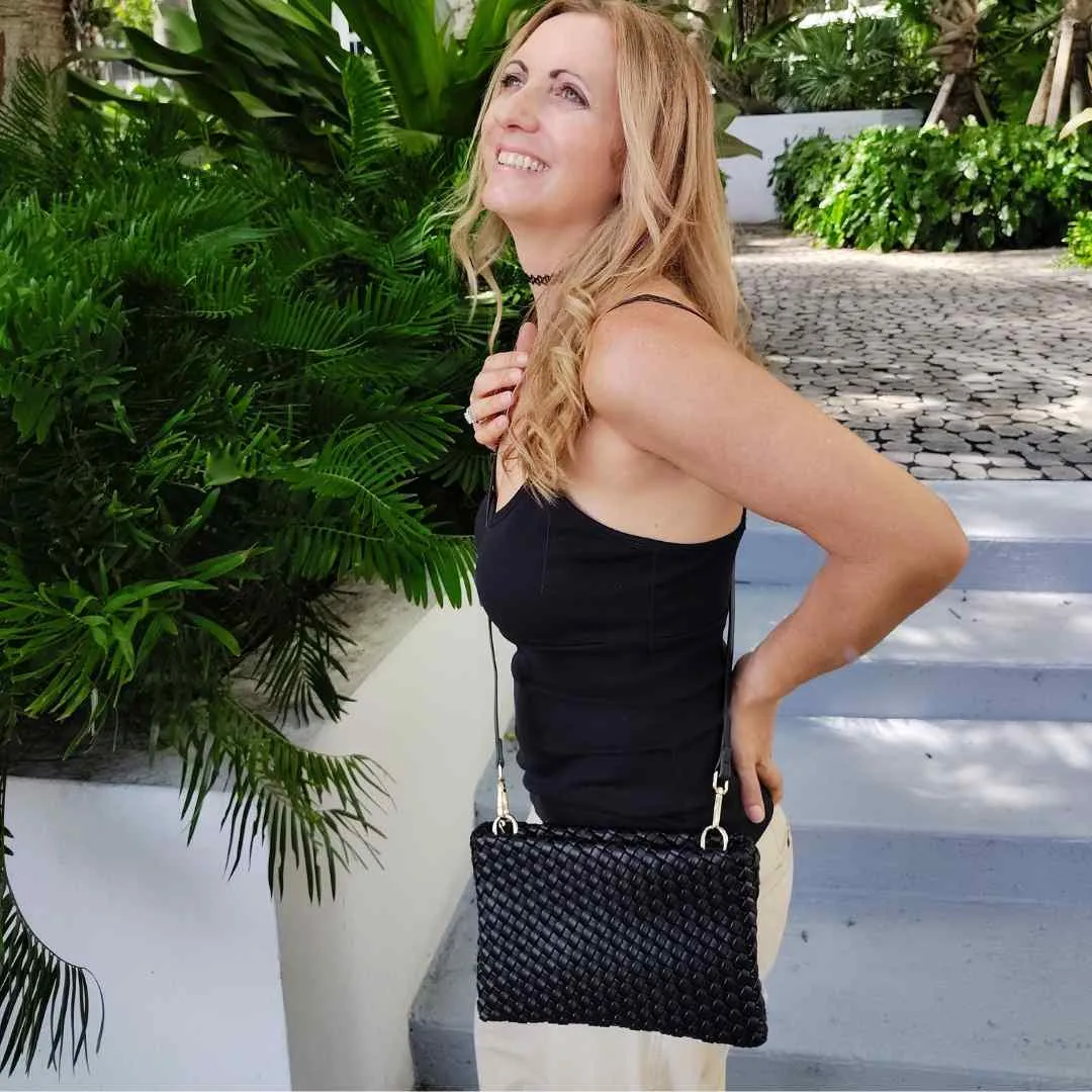Daisy Clutch and Crossbody