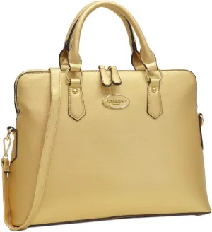 Dasein Women Two Tone Tote Colorblock Purses Handbags for Women Shoulder Work Bag