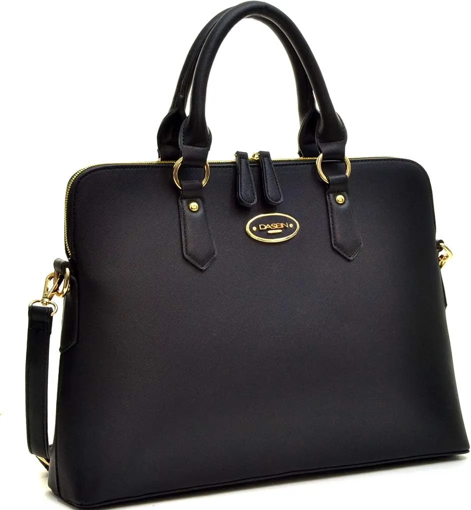 Dasein Women Two Tone Tote Colorblock Purses Handbags for Women Shoulder Work Bag