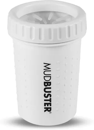 Dexas MudBuster Portable Dog Paw Cleaner, Medium, Bright White Special Edition, Premium Pet Supplies and Accessories