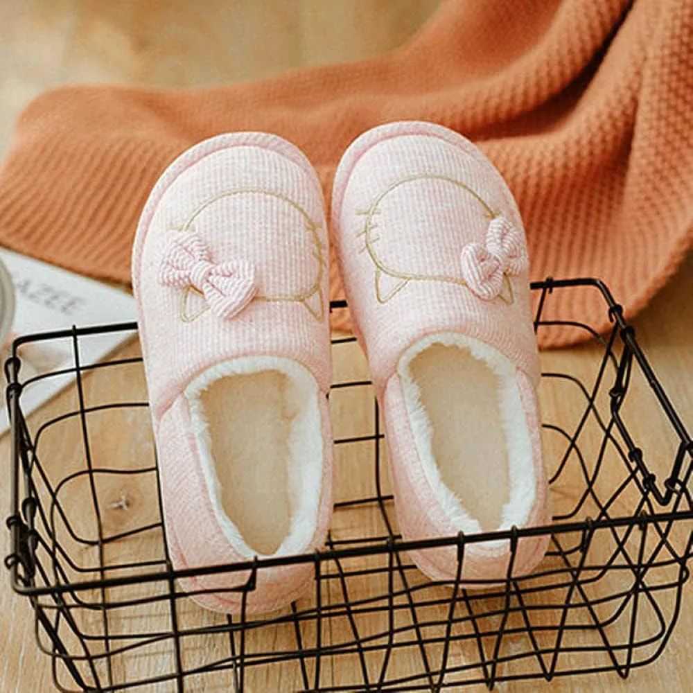 Diabetic Slippers,Plush Cute Confinement Shoes, Warm Thick-Soled Postpartum Slippers-Pink_39-40,Breathable House Shoes