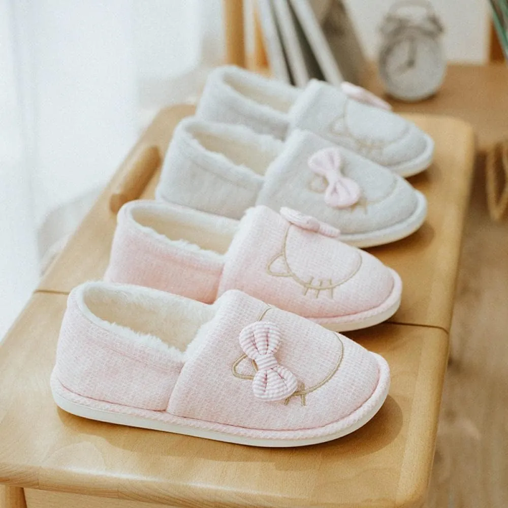 Diabetic Slippers,Plush Cute Confinement Shoes, Warm Thick-Soled Postpartum Slippers-Pink_39-40,Breathable House Shoes