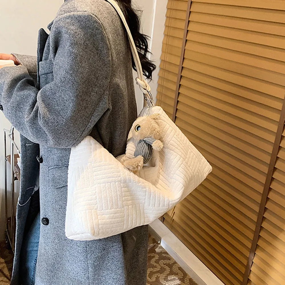 Diagonal Large Capacity Shoulder Bag