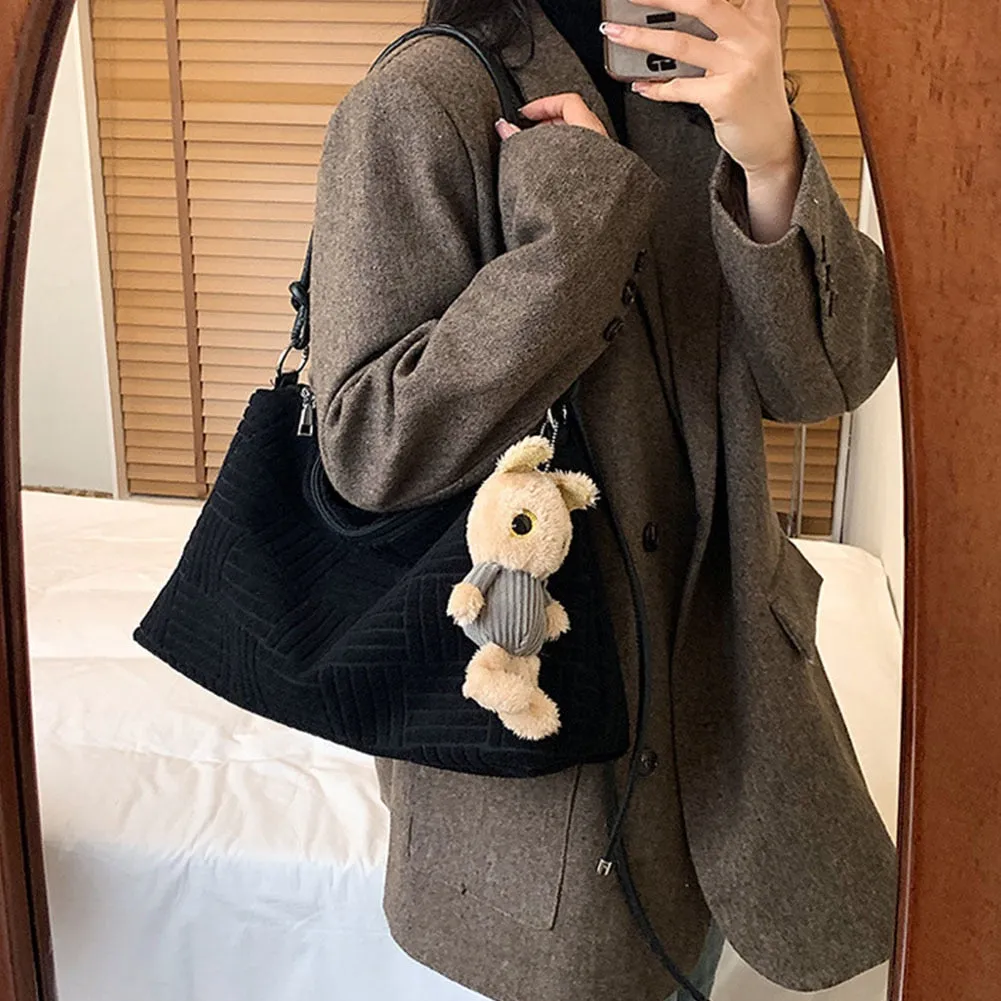 Diagonal Large Capacity Shoulder Bag