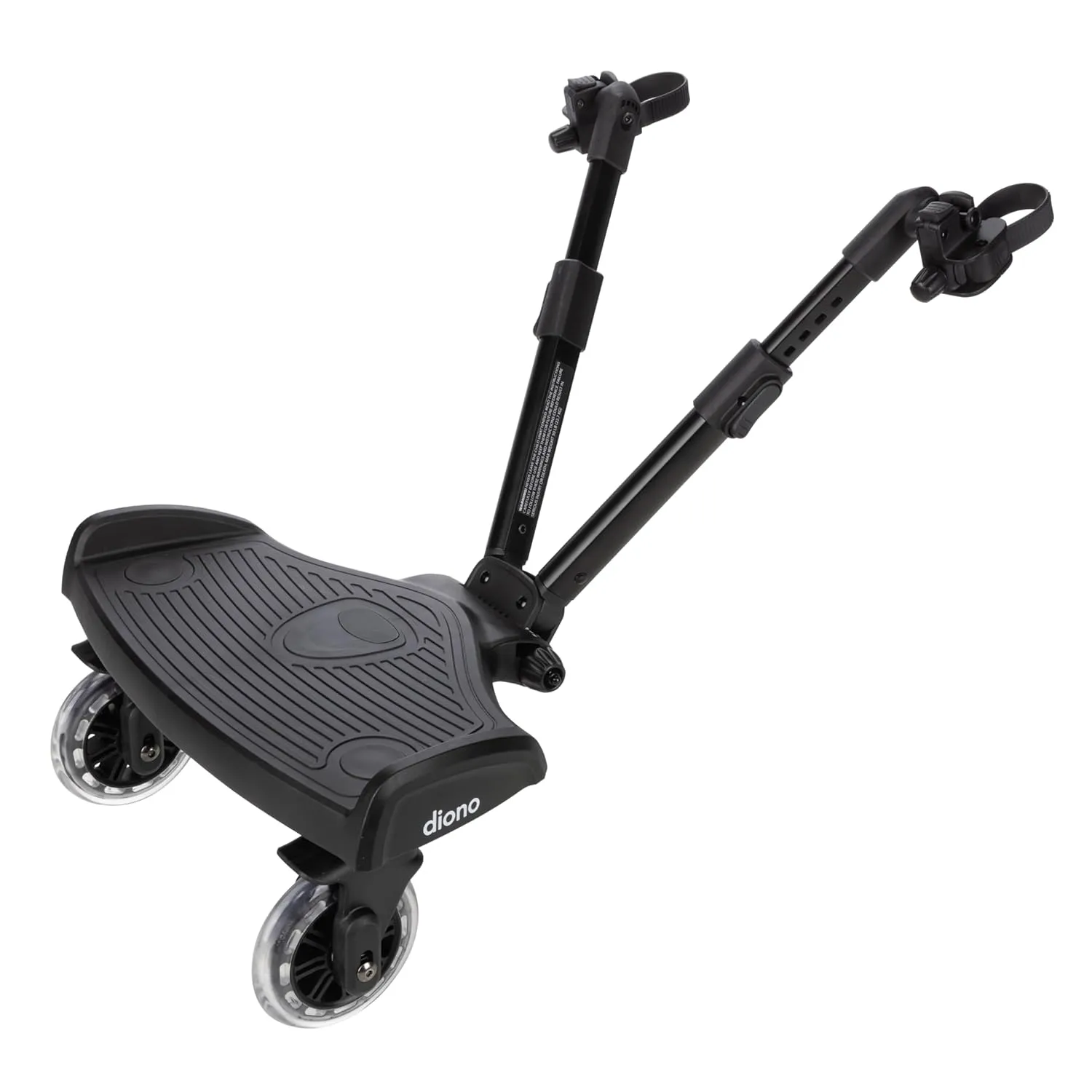Diono Hop 'n Roll Universal Stroller Board, Compatible with Most Strollers, Wagons and Travel Systems, Holds Children up to 50lbs, Black