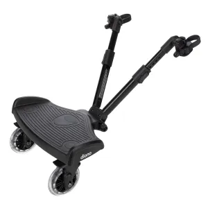 Diono Hop 'n Roll Universal Stroller Board, Compatible with Most Strollers, Wagons and Travel Systems, Holds Children up to 50lbs, Black