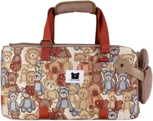 Dog Purse Carrier for Small Dogs and Cats, Soft Sided Cozy Plush Pet Bag Carrier, Car Travel Cat Carrier, Lightweight Puppy Handbag Tote (Brown)