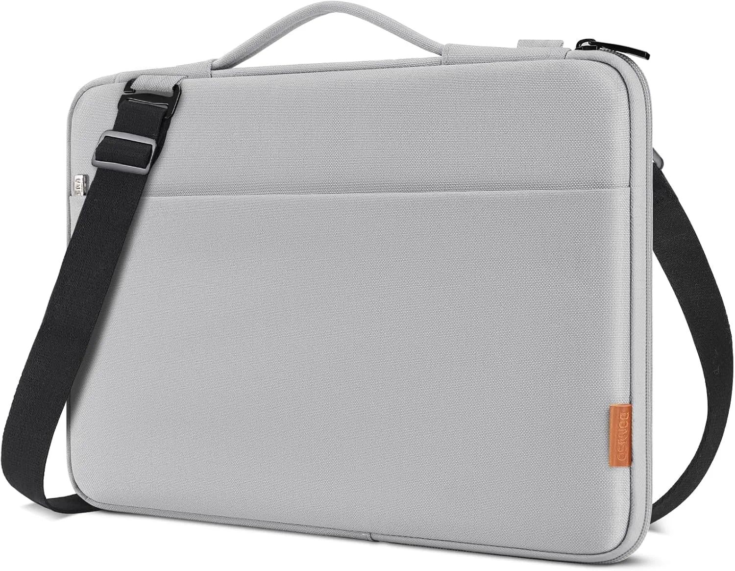 DOMISO 15.6 Inch Laptop Bag Cover Waterproof Shockproof Notebook Sleeve Case Shoulder Bag Protective Cover for 15.6" HP 15/ThinkPad E575/IdeaPad S510/Dell XPS 15,Grey
