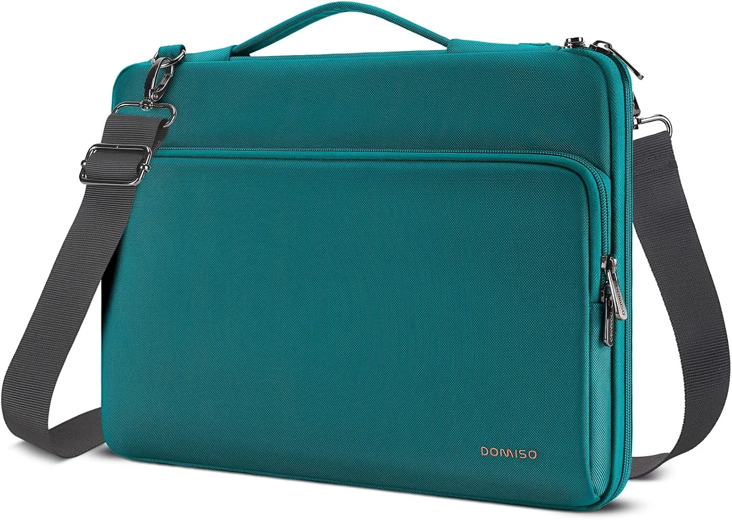 DOMISO 16 Inch Laptop Bag Cover Waterproof Notebook Shockproof Sleeve Case Shoulder Bag Protective Cover for 16" Dell/HP Pavilion Envy/ThinkPad IdeaPad/ASUS Vivobook,Turquoise
