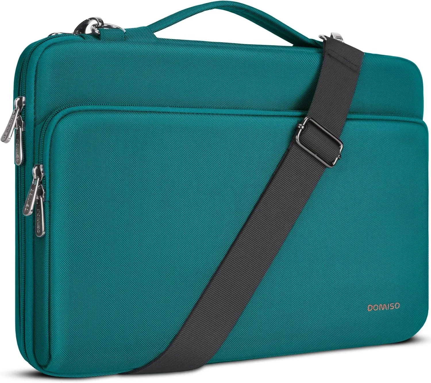 DOMISO 16 Inch Laptop Bag Cover Waterproof Notebook Shockproof Sleeve Case Shoulder Bag Protective Cover for 16" Dell/HP Pavilion Envy/ThinkPad IdeaPad/ASUS Vivobook,Turquoise